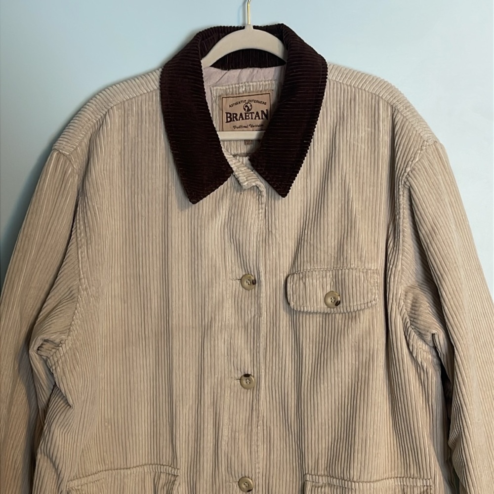 Vintage Braetan Outerwear Corduroy Button Down Barn Chore Jacket Men’s Size 2X - Picture 3 of 10